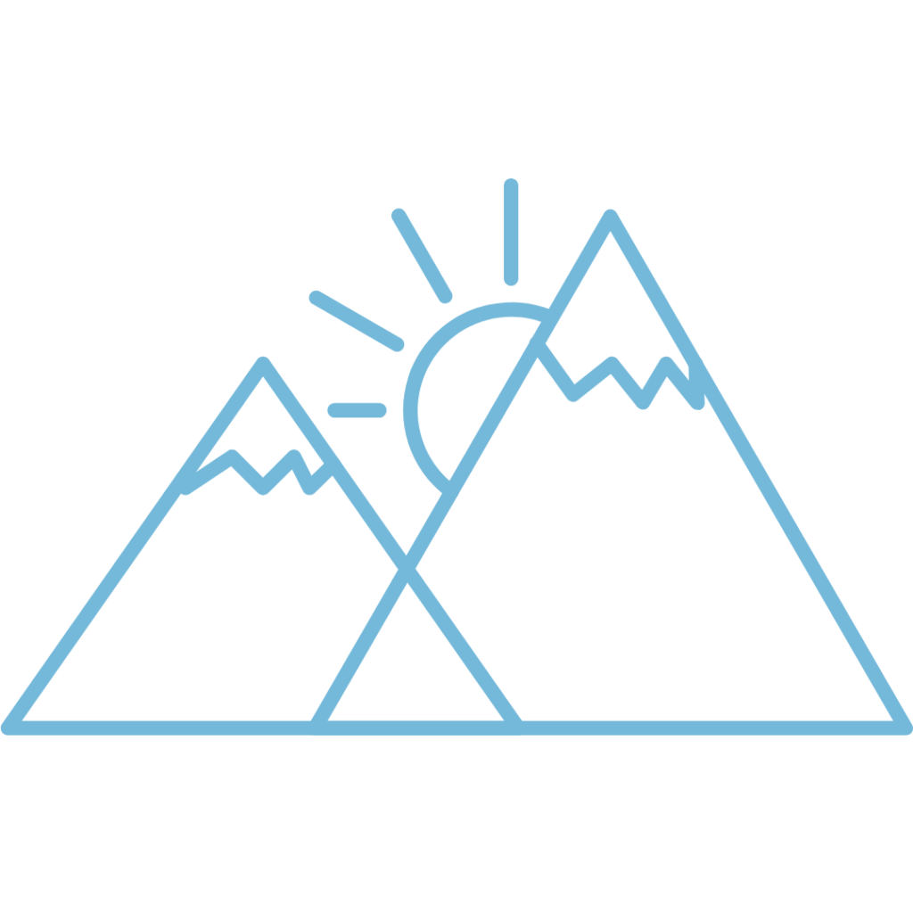Eine atemberaubende Kulisse in den Alpen